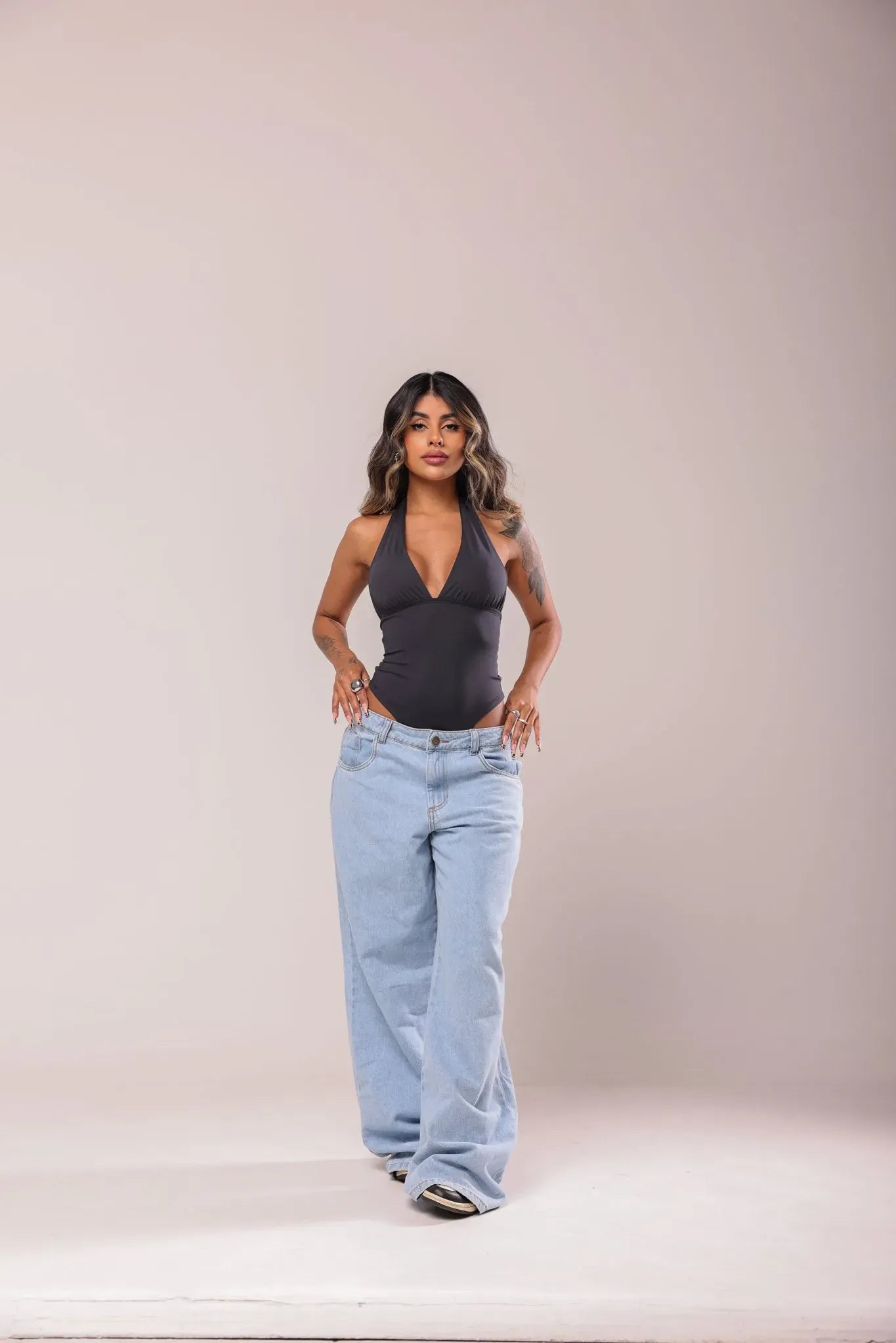 Body Gringo Poliamida Feminino Varias Amarrações - Safira - Loja de Roupa Feminina - Eleganza Style