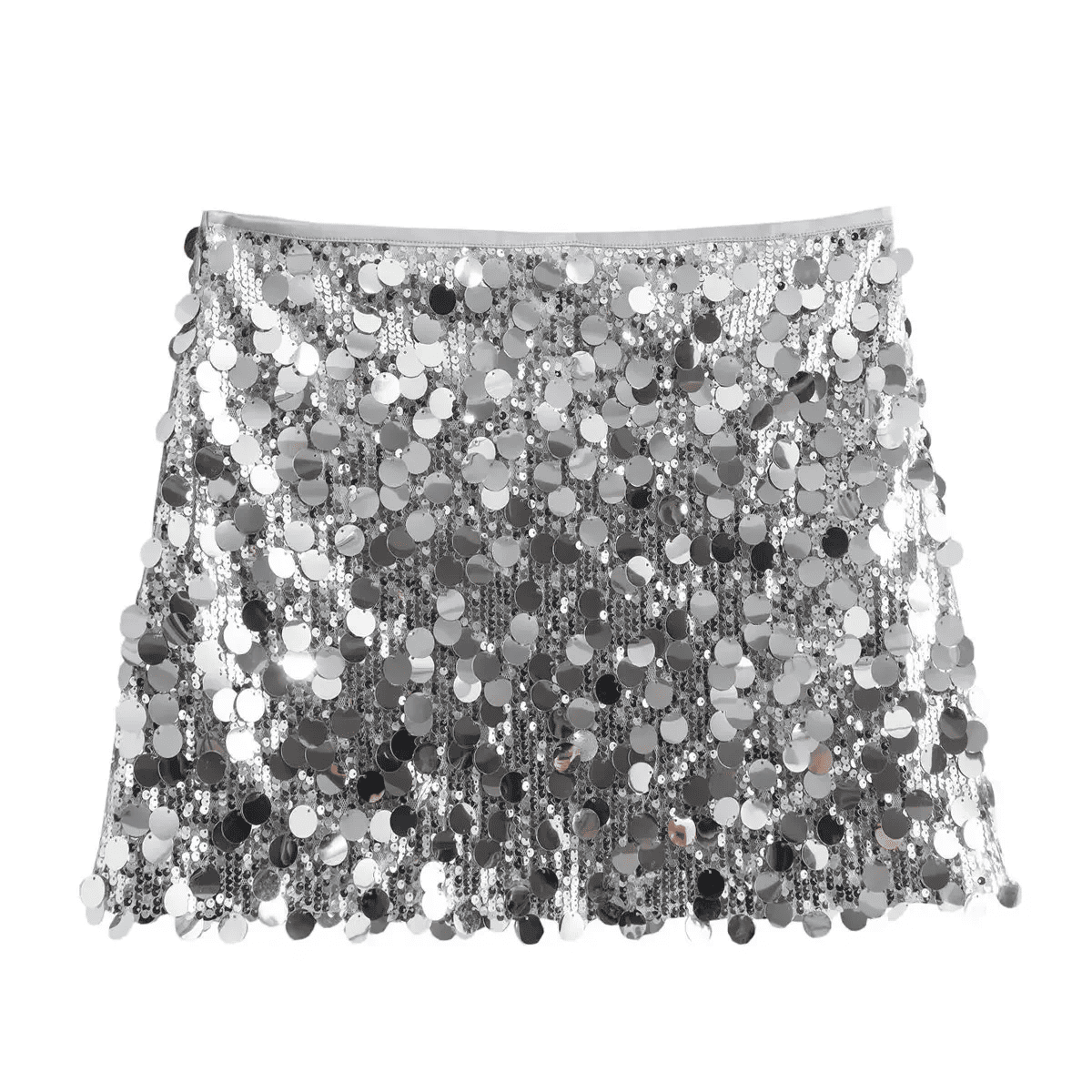 Mini Saia com Paêtes e Lantejoulas - Shine - Loja de Roupa Feminina - Eleganza Style