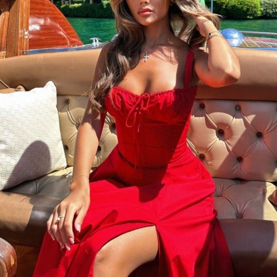 Vestido Corset Longo - Lavinia - Loja de Roupa Feminina - Eleganza Style