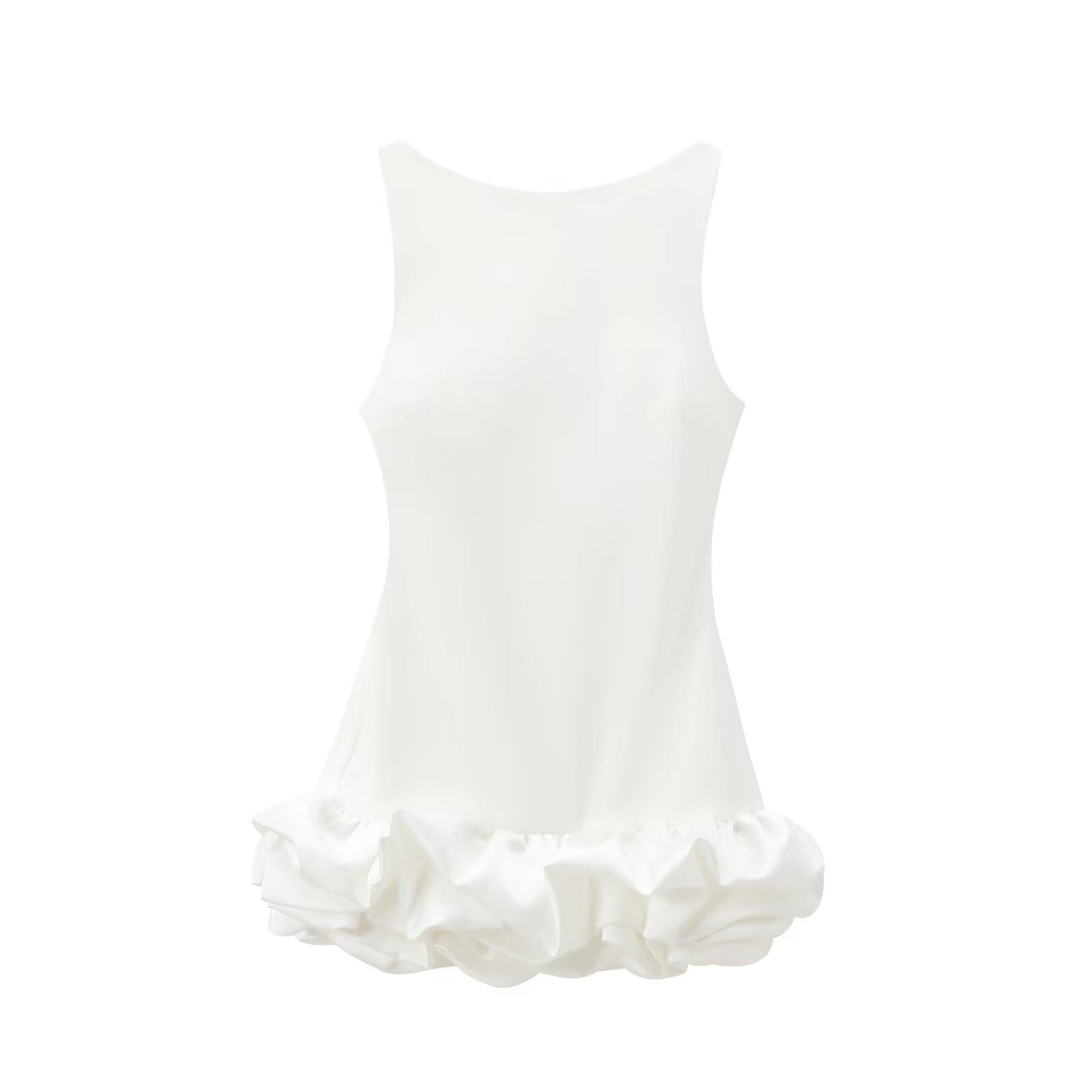 Vestido Curto Com Babados - Duda - Loja de Roupa Feminina - Eleganza Style