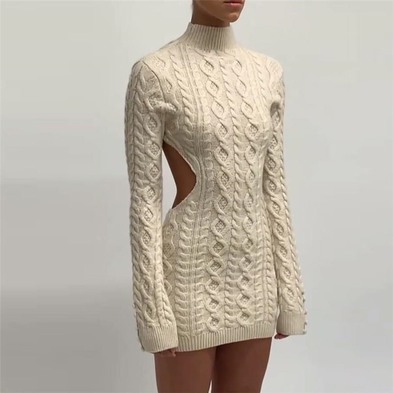 Vestido Curto Tricot - Francinni - Loja de Roupa Feminina - Eleganza Style
