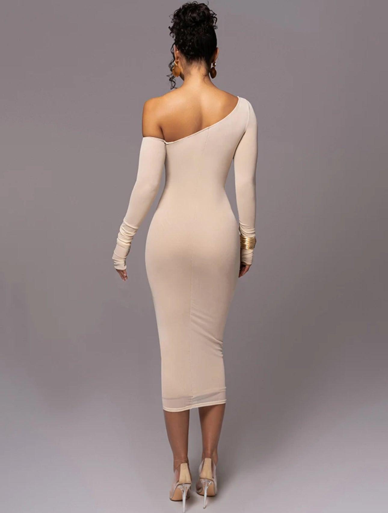 Vestido Elegante - Becca - Branco - Loja de Roupa Feminina - Eleganza Style