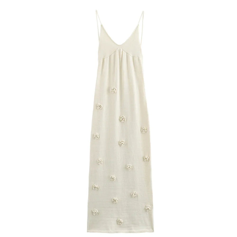 Vestido Longo Branco Gizella - Loja de Roupa Feminina - Eleganza Style