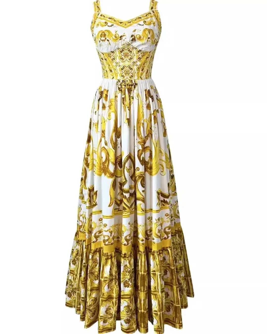 Vestido Longo Estampado - Lice - Loja de Roupa Feminina - Eleganza Style
