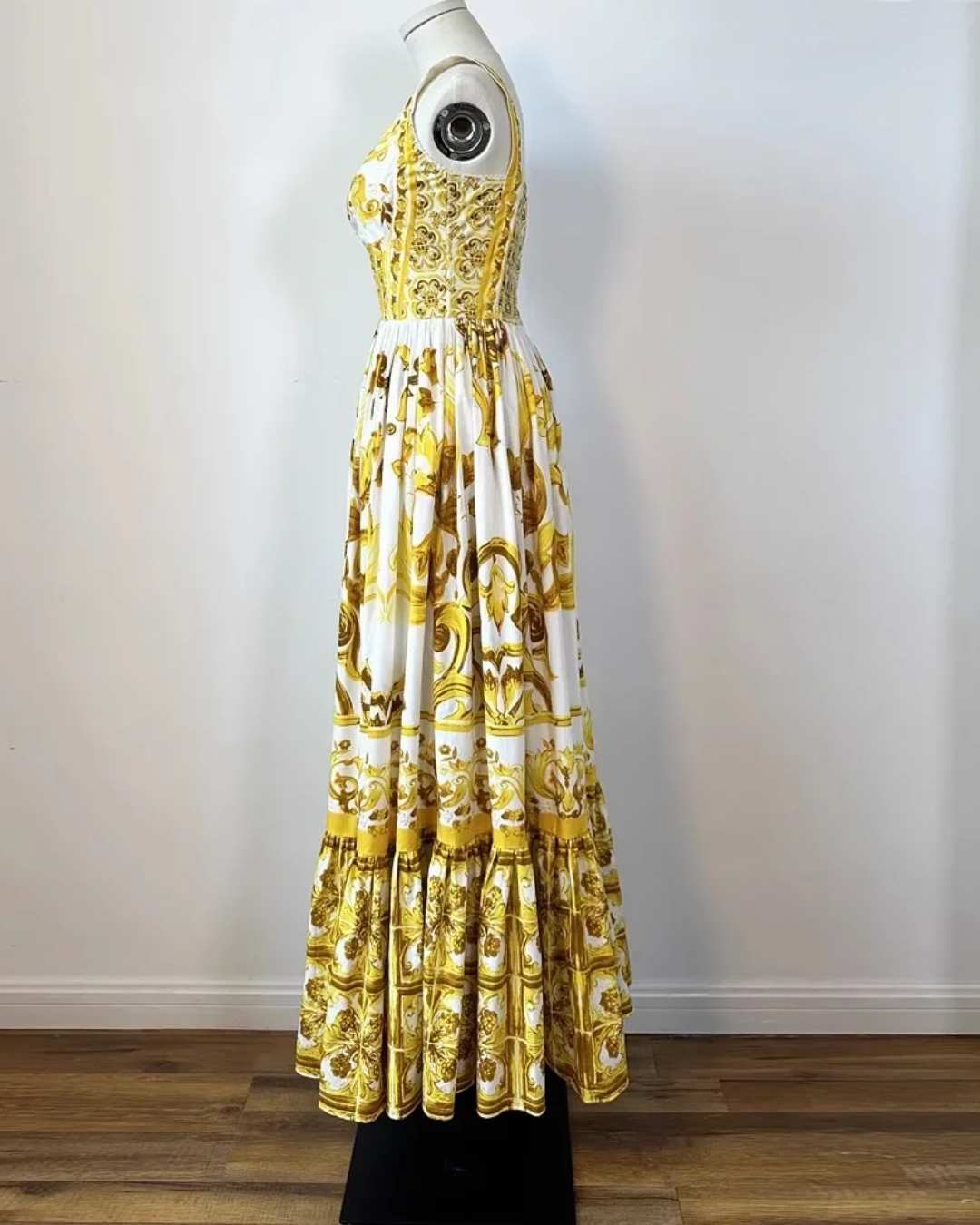 Vestido Longo Estampado - Lice - Loja de Roupa Feminina - Eleganza Style