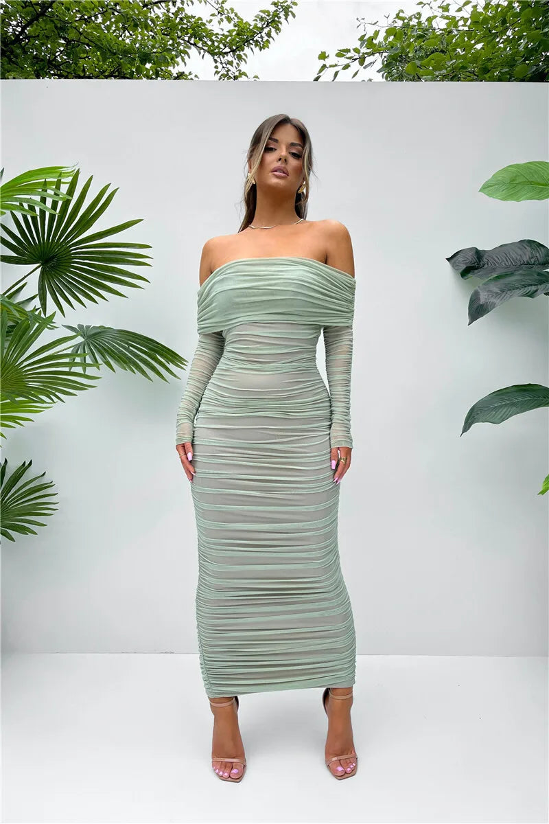 Vestido Longo Tomara Que Caia - Liz - Loja de Roupa Feminina - Eleganza Style