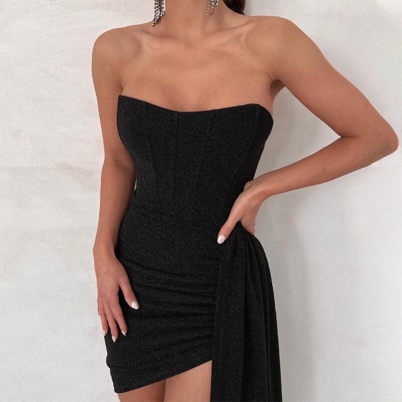 Vestido Tomara que Caia Curto - Serenna - Loja de Roupa Feminina - Eleganza Style