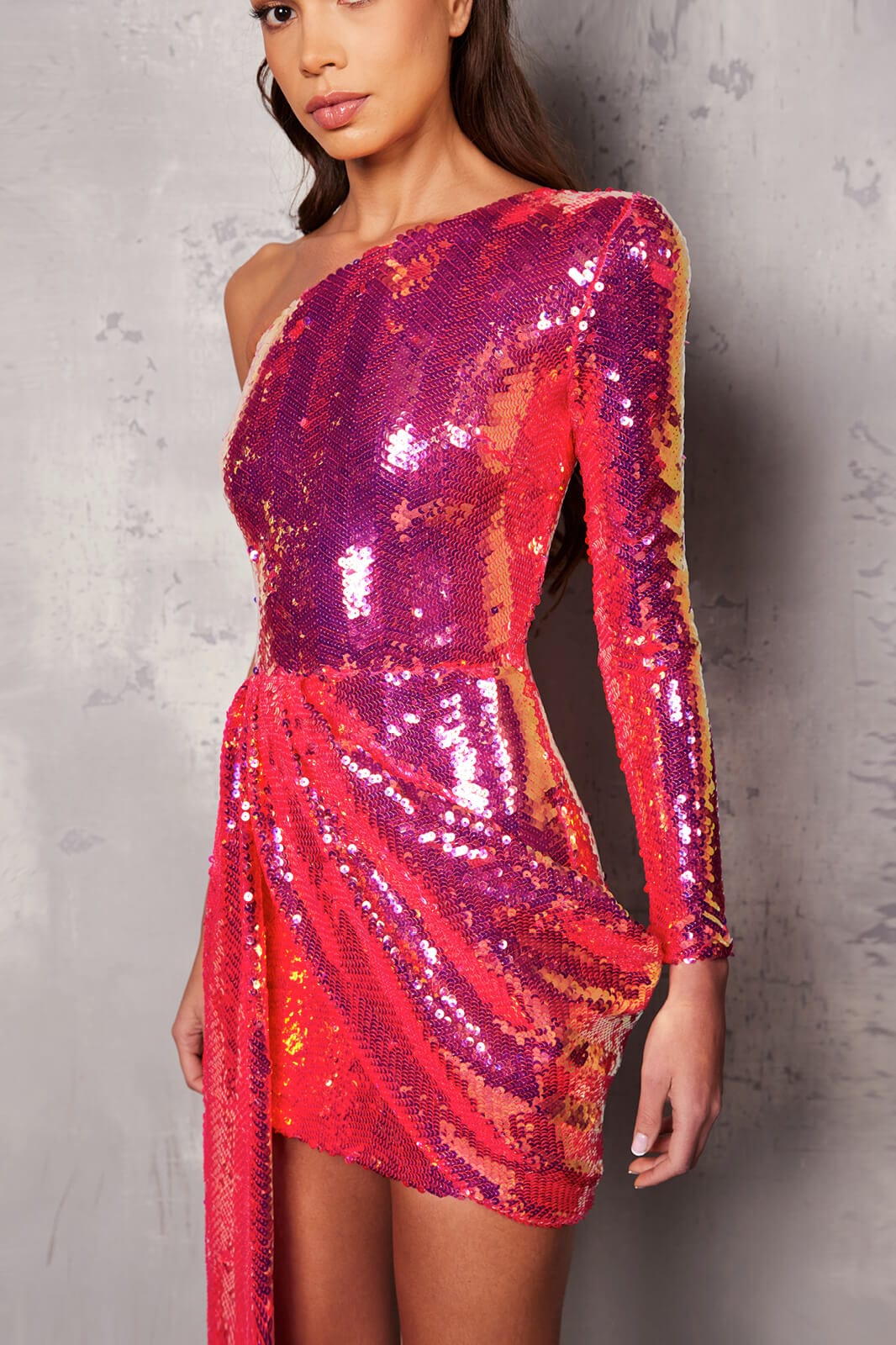 Vestido Curto em Paetês - Gaby