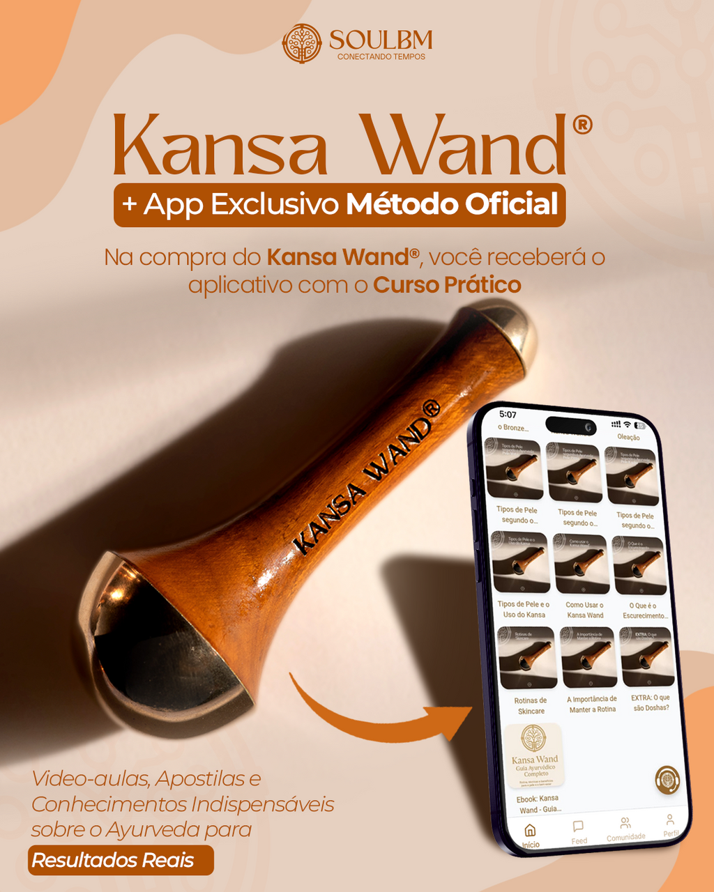 Massageador Facial Kansa Wand® Lifting