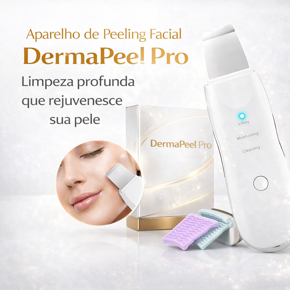 Aparelho de Peeling Facial - DermaPeel Pro - Moda e Beleza - Eleganza Style