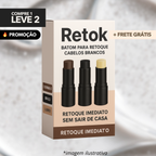 Batom Para Retoque Cabelos Brancos - Retok - Moda e Beleza - Eleganza Style