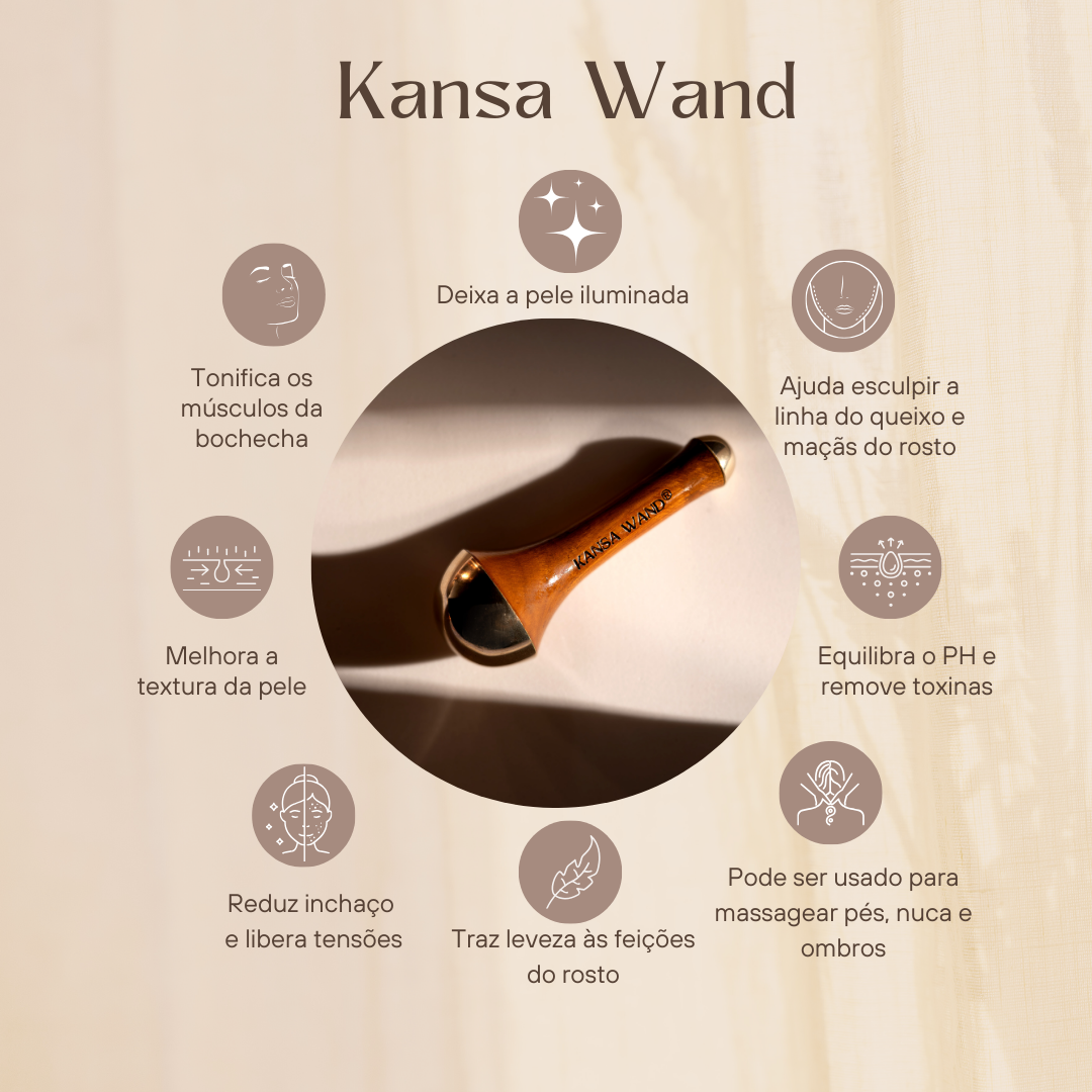 Massageador Facial Kansa Wand® Lifting