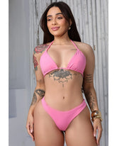 Biquini Maldivas - Rosa - Poliamida - Loja de Roupa Feminina - Eleganza Style