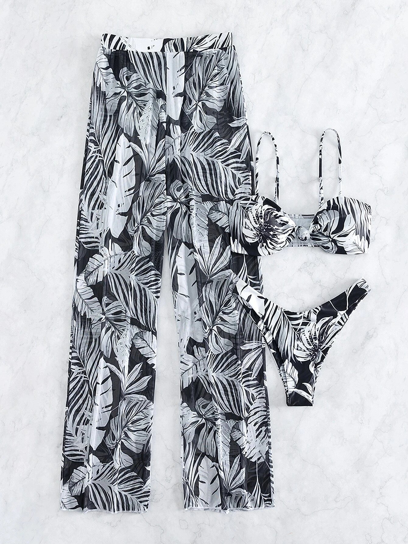 Biquini e Calça de praia Floral , Loja de Roupa Feminina eleganza style, Biquíni Veneza - Eleganza Style