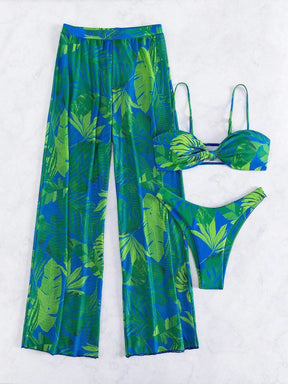 Biquini e Calça de praia Floral , Loja de Roupa Feminina eleganza style, Biquíni Veneza - Eleganza Style