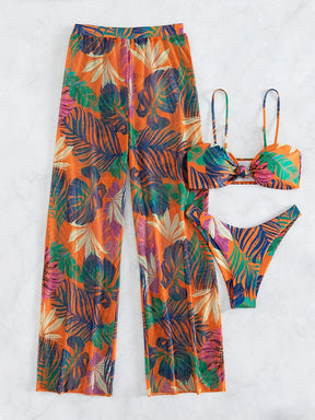 Biquini e Calça de praia Floral , Loja de Roupa Feminina eleganza style, Biquíni Veneza - Eleganza Style
