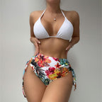 Biquini e Saída de Praia Elegante Estampado Floral, Loja de Roupa Feminina eleganza style, Biquíni Agatha - Eleganza Style