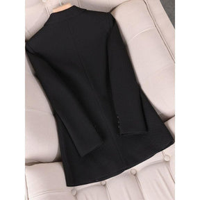 Blazer Feminino Com Bolso Lateral e Botões, Preto, loja de roupa feminina eleganza style, Blazer York - Eleganza Style 