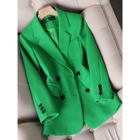 Blazer Feminino Com Bolso Lateral e Botões, Verde, loja de roupa feminina eleganza style, Blazer York - Eleganza Style 