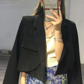 Blazer Feminino Para o Inverno - Lily - Preto - Loja de Roupa Feminina - Eleganza Style