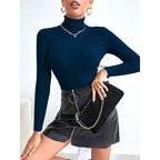 Blusa Cacharrel Gola Alta Manga Longa - Loja de Roupa Feminina - Eleganza Style