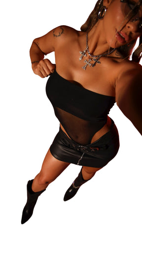 Body Feminino Gringo Suplex e Tule - Charlote - Loja de Roupa Feminina - Eleganza Style
