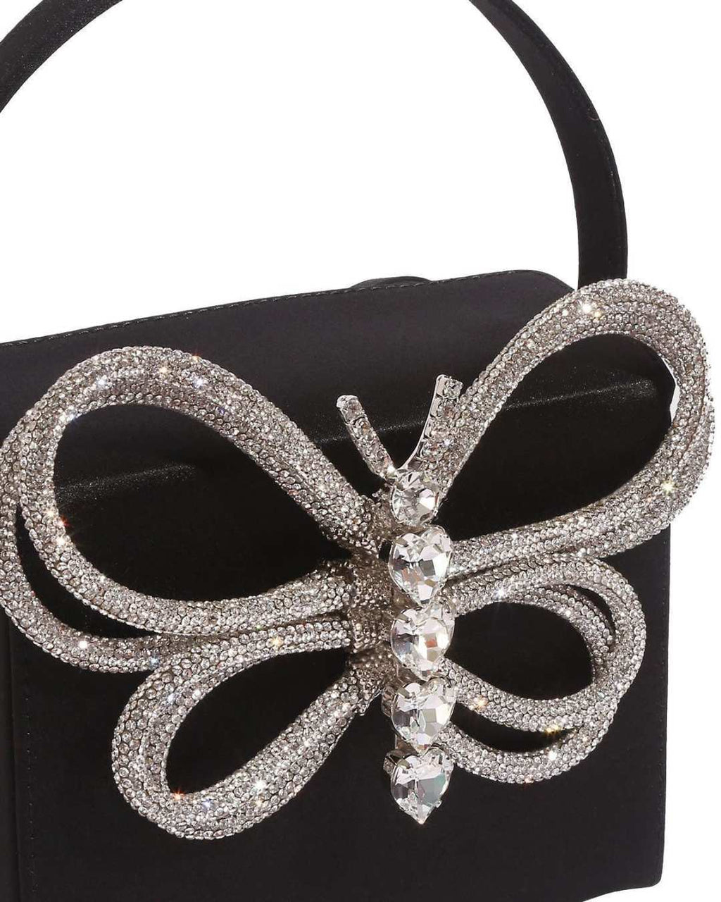 Bolsa Com Strass Buttlerfly Borboleta Preta - Loja de Roupa Feminina - Eleganza Style