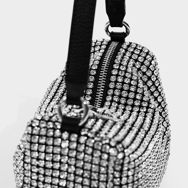 Bolsa de Mão em Strass - Shine - Loja de Roupa Feminina - Eleganza Style