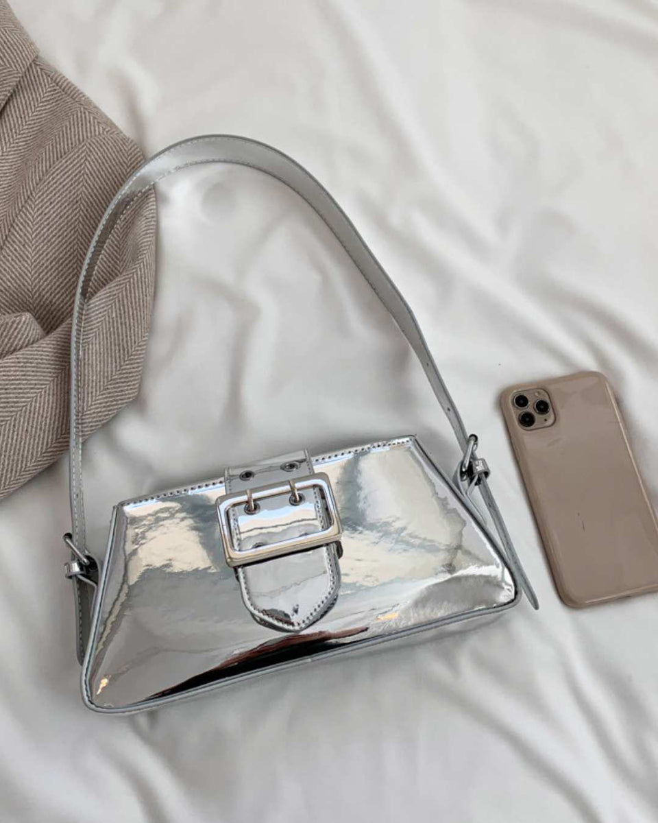 Bolsa de Ombro - Silver - Loja de Roupa Feminina - Eleganza Style
