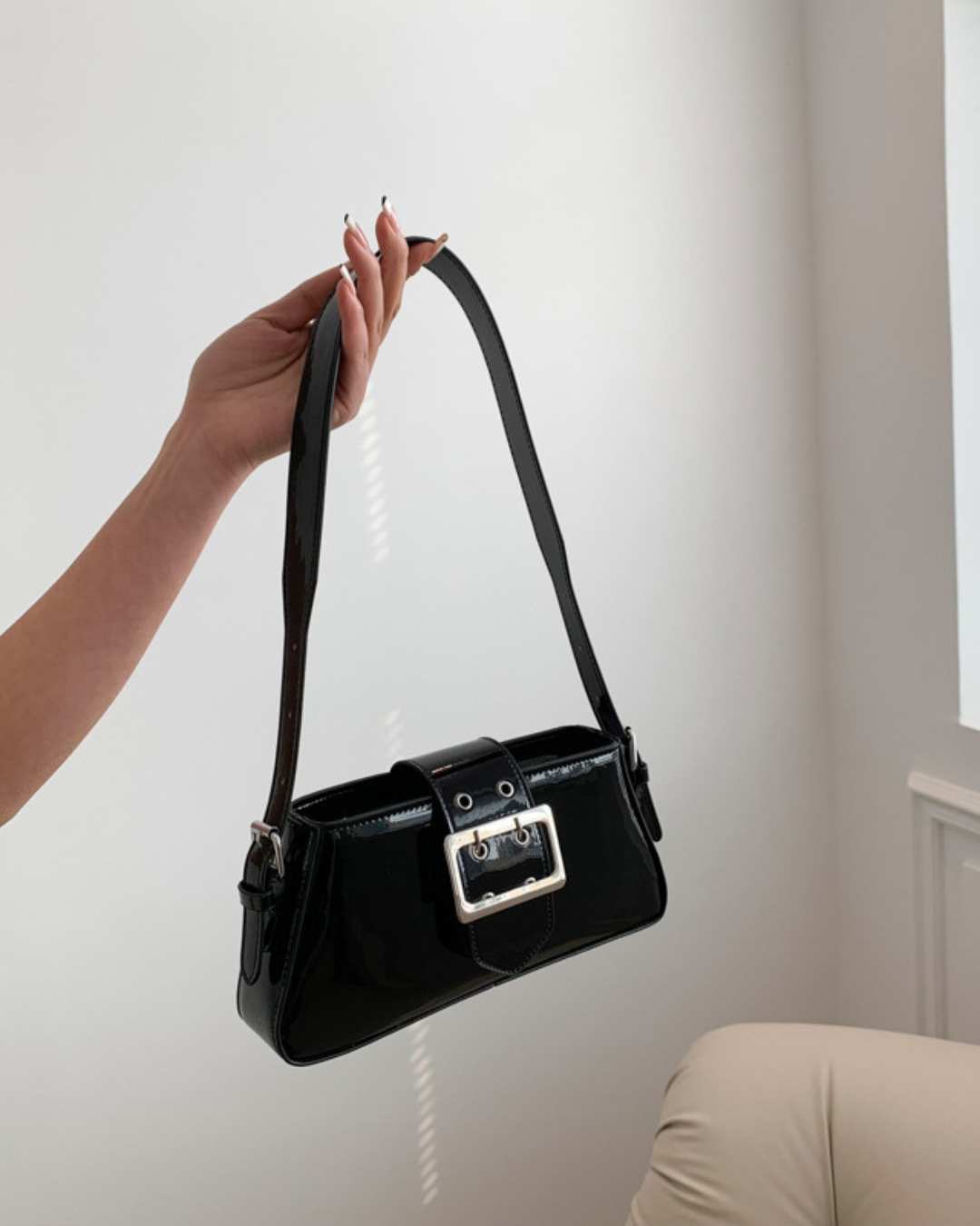 Bolsa de Ombro - Silver - Loja de Roupa Feminina - Eleganza Style