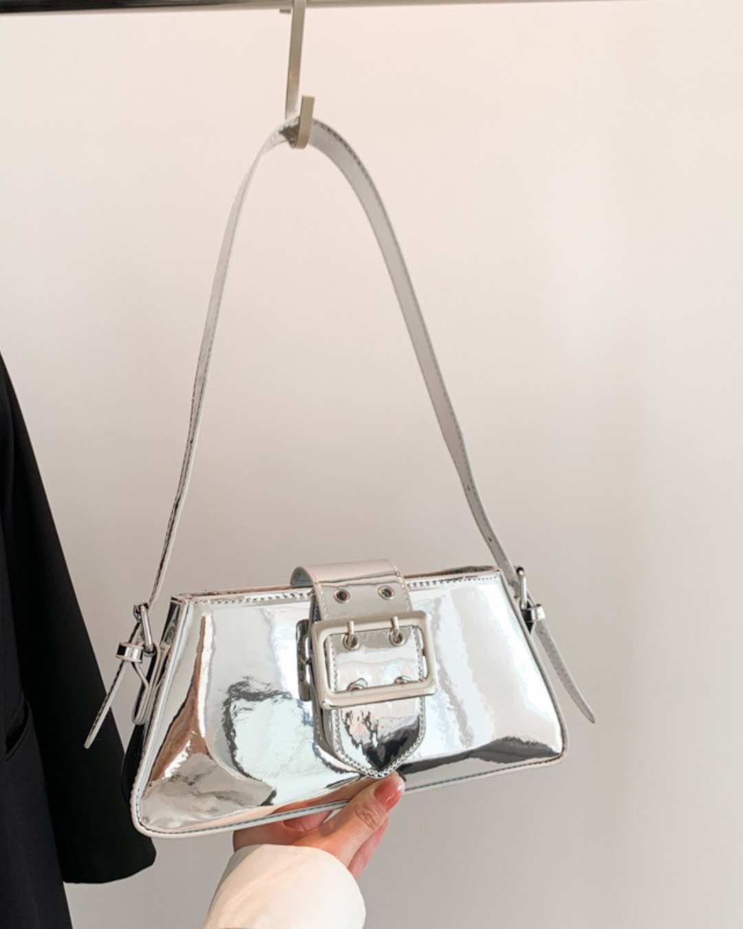 Bolsa de Ombro - Silver - Loja de Roupa Feminina - Eleganza Style