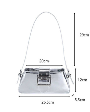 Bolsa de Ombro - Silver - Loja de Roupa Feminina - Eleganza Style