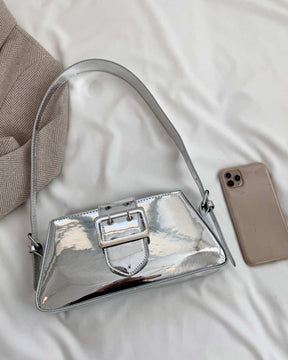 Bolsa de Ombro - Silver - Loja de Roupa Feminina - Eleganza Style