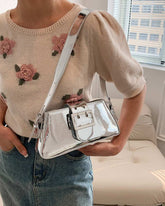 Bolsa de Ombro - Silver - Loja de Roupa Feminina - Eleganza Style