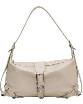 Bolsa de Ombro Couro Sintetico - Mel - Loja de Roupa Feminina - Eleganza Style