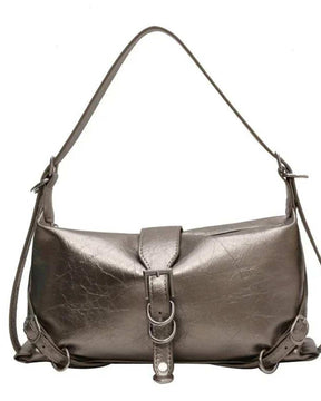 Bolsa de Ombro Couro Sintetico - Mel - Loja de Roupa Feminina - Eleganza Style 2