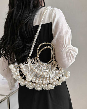 Bolsa de Ombro de Perolas - Mermaid - Loja de Roupa Feminina - Eleganza Style