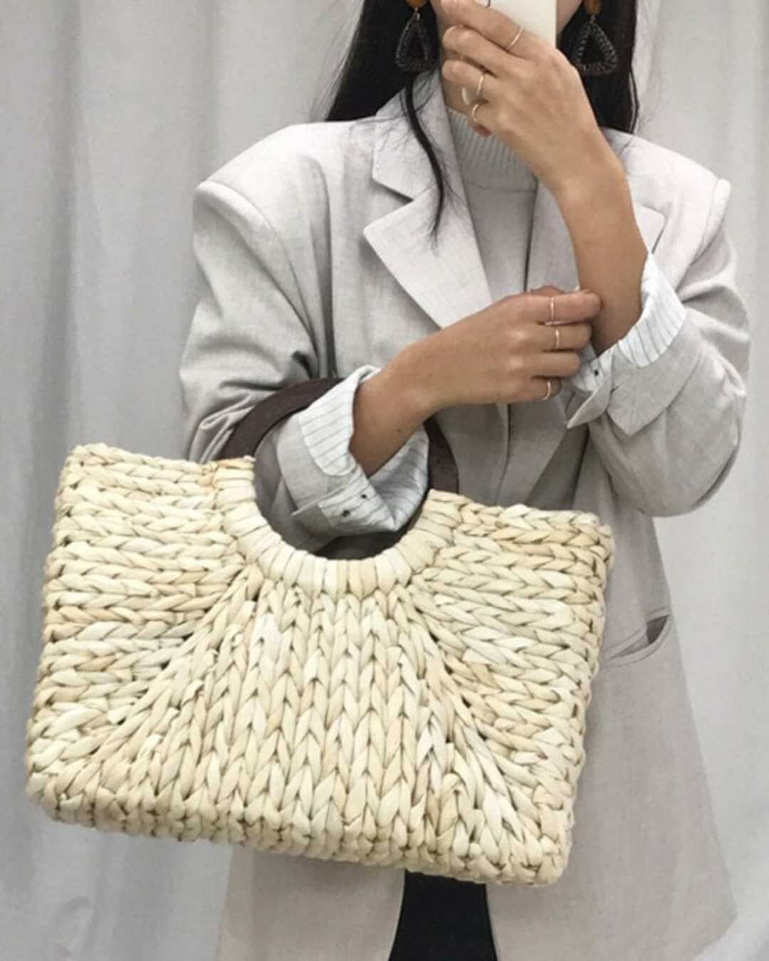 Bolsa de Palha - Golfo - Loja de Roupa Feminina - Eleganza Style