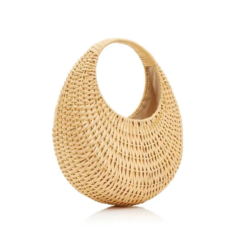 Bolsa de Palha de Praia Miami Beach - Loja de Roupa Feminina - Eleganza Style