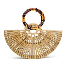 Bolsa de Praia de Bambu - Ibiza - Loja de Roupa Feminina - Eleganza Style