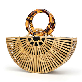 Bolsa de Praia de Bambu - Ibiza - Loja de Roupa Feminina - Eleganza Style
