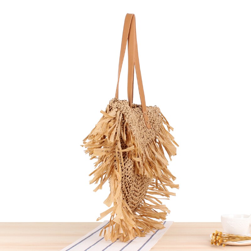 Bolsa de Praia de Palha - Noronha - Loja de Roupa Feminina - Eleganza Style