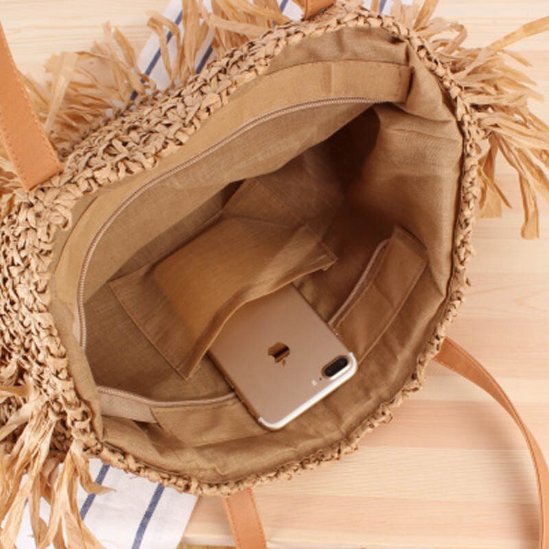 Bolsa de Praia de Palha - Noronha - Loja de Roupa Feminina - Eleganza Style