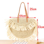 Bolsa de Praia de Palha - Noronha - Loja de Roupa Feminina - Eleganza Style