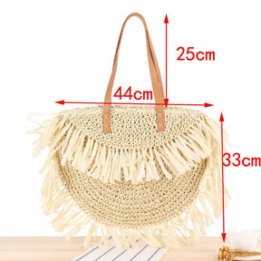 Bolsa de Praia de Palha - Noronha - Loja de Roupa Feminina - Eleganza Style
