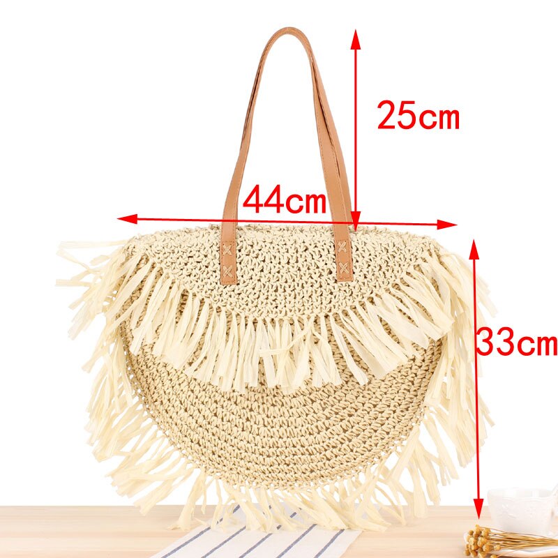 Bolsa de Praia de Palha - Noronha - Loja de Roupa Feminina - Eleganza Style