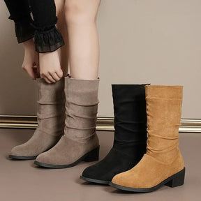 Bota Feminina de Inverno Cano Médio - Bota Irís - Loja De Roupa Feminina - Eleganza Style