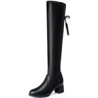 Bota Longboot Cano Longo Em Couro Legítimo Versátil e Estilosa - Bota Canadá - Loja De Roupa Feminina - Eleganza Style