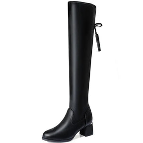 Bota Longboot Cano Longo Em Couro Legítimo Versátil e Estilosa - Bota Canadá - Loja De Roupa Feminina - Eleganza Style