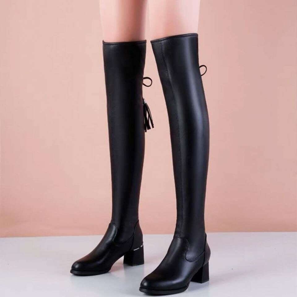 Bota Longboot Cano Longo Em Couro Legítimo Versátil e Estilosa - Bota Canadá - Loja De Roupa Feminina - Eleganza Style